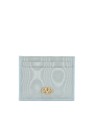 Valentino Garavani Vlogo Signature Card Holder In Red