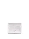 Valentino `vlogo Signature` Card Holder In Gray