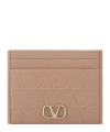 Valentino Vlogo Signature Cardholder In Pink