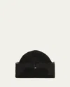 Valentino Garavani Vlogo Signature Cashmere & Lace Beanie In Black