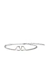 Valentino Vlogo Signature Chain Bracelet In Silver