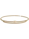 Valentino Garavani Vlogo Signature Chain Belt Woman Antique Gold S In Gold