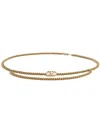 Valentino Garavani Vlogo Signature Chain Belt Woman Antique Gold S In Gold
