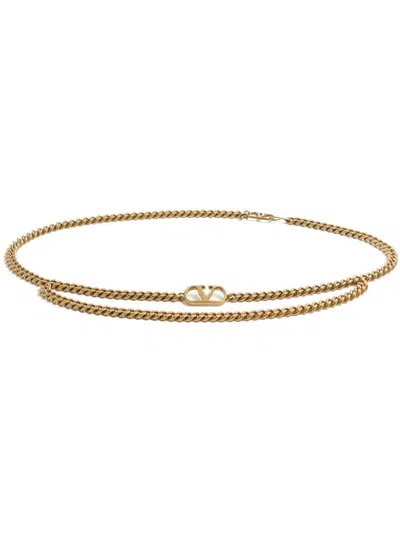 VALENTINO GARAVANI VLOGO SIGNATURE CHAIN BELT