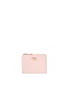 Valentino Vlogo Card Holder In Pink
