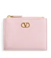 Valentino Vlogo Card Holder In Pink