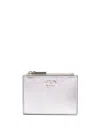Valentino `vlogo Signature` Coin Purse In Gray