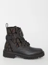 Valentino 'leather And Canvas Iconographer An In Black
