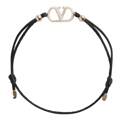 VALENTINO GARAVANI VLOGO SIGNATURE COTTON BRACELET