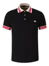 Valentino Vlogo Signature Cotton Polo Shirt In Black