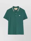 Valentino Polo Jersey Regular Embroidered Dreamatic In Green