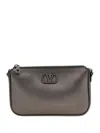 Valentino Garavani Vlogo Signature Shoulder Bag In Grau