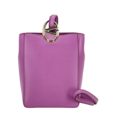 Valentino Garavani Vlogo Signature Cross Body Bag In Pink
