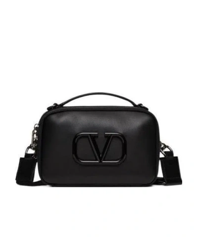 Valentino Garavani Vlogo Signature Crossbody Bag In Black