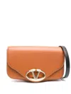 Valentino Vlogo Signature Crossbody Bag In Brown