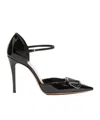 Valentino Signature Patent Leather Pump In Black
