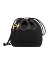 Valentino Vlogo Signature Drawstring Bag In Black
