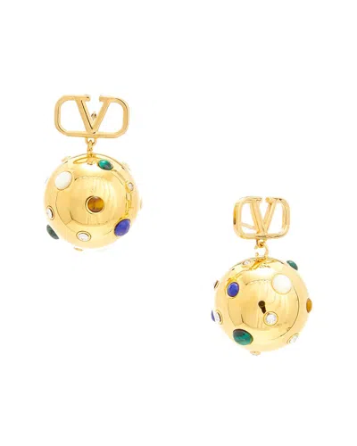 Valentino Garavani Valentino Vlogo Signature Earrings In Gold