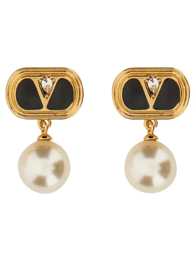 VALENTINO GARAVANI "VLOGO SIGNATURE" EARRINGS