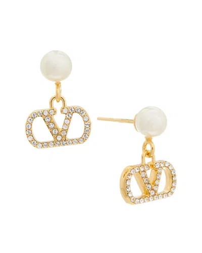 Valentino Garavani Valentino Vlogo Signature Earrings In Gold