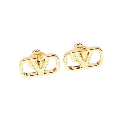 Valentino Garavani Vlogo Signature Earrings In Gold