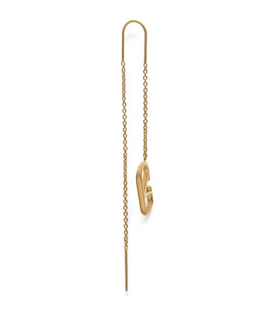Valentino Garavani Vlogo Signature Earrings In Gold