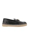 Valentino Vlogo Signature Espadrilles In Black