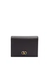 Valentino Vlogo Bi-fold Wallet In Black  