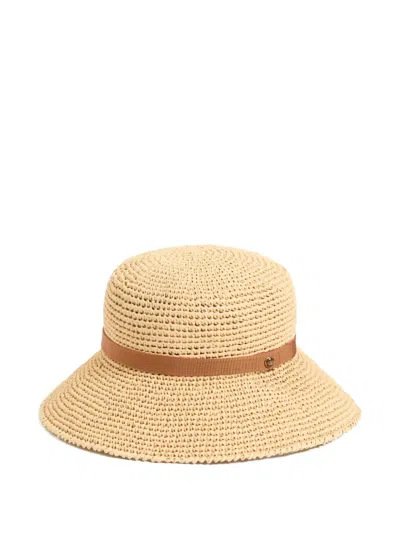 Valentino Garavani Vlogo Signature Foldable Bucket Hat In Brown