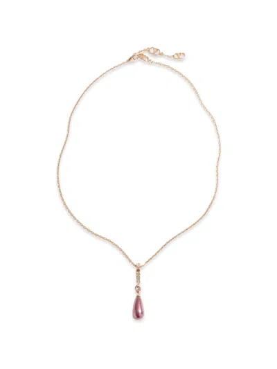 Valentino Garavani Vlogo Signature Necklace In Metal Swarovski Crystals And Glass Drops In White