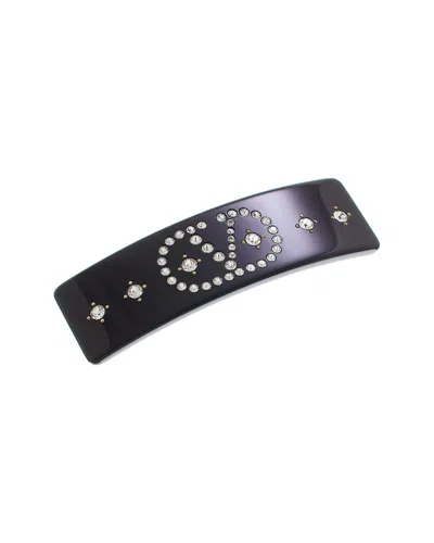 Valentino Garavani Valentino Vlogo Signature Hair Clip In Purple