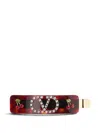 Valentino Vlogo Signature Hair Clip In Resin, Metal And Swarovski® Crystals