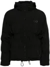 Valentino Vlogo Signature Hooded Puffer Jacket In Black