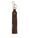 Valentino "vlogo Signature" Keychain In Brown