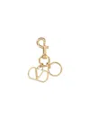 Valentino Gold-tone Finish Key Holder In Gold