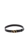 Valentino Black Leather Belt