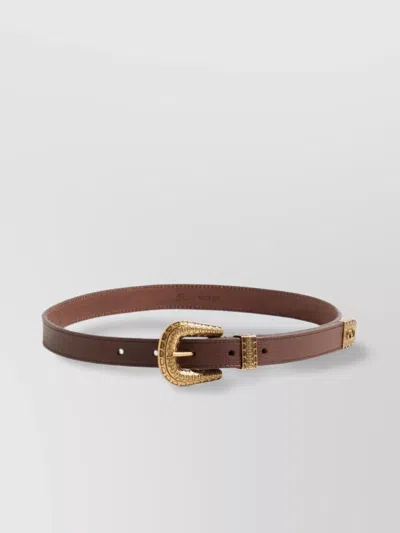 Valentino Garavani Vlogo Signature Leather Belt