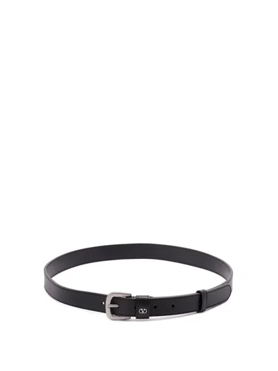Valentino Garavani `vlogo Signature` Leather Belt