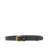 Valentino 'vlogo Signature' Leather Belt In Black