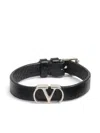 Valentino Vlogo Signature Buckled Bracelet In 黑色