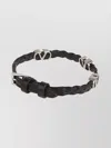 Valentino Garavani Vlogo Signature Bracelet In Braided Calfskin