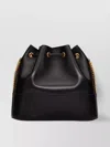 Valentino Vlogo Signature Leather Bucket Bag