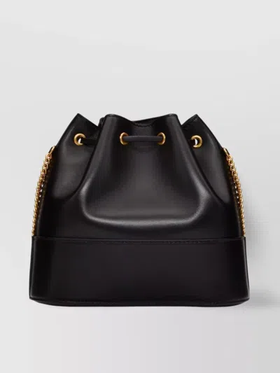 Valentino Garavani Vlogo Signature Leather Bucket Bag