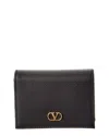 Valentino Vlogo Signature Leather Card Case