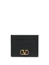 VALENTINO GARAVANI VLOGO SIGNATURE LEATHER CARD CASE