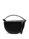 Valentino Vlogo Signature Leather Crossbody Bag In Black