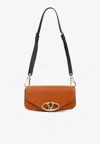 Valentino Brown Vlogo Signature Crossbody Bag In Brown