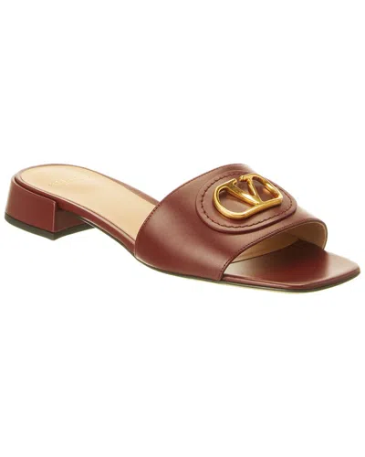 Valentino Garavani Valentino Vlogo Signature Leather Sandal