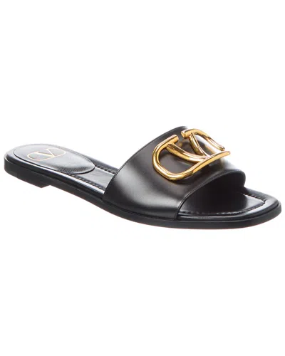 VALENTINO GARAVANI VALENTINO VLOGO SIGNATURE LEATHER SANDAL