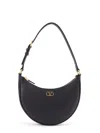 Valentino Black Vlogo Signature Mini Hobo Bag